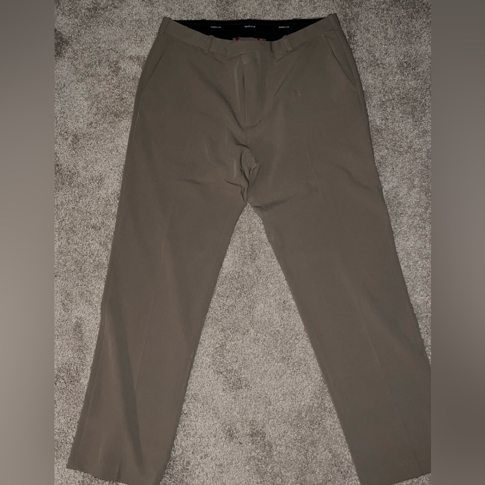 Mens Van Heusen Flex Straight Dress Pants - Tan